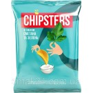 Чипси картопляні зі смаком сметани з зеленню Chipster's 70 г
