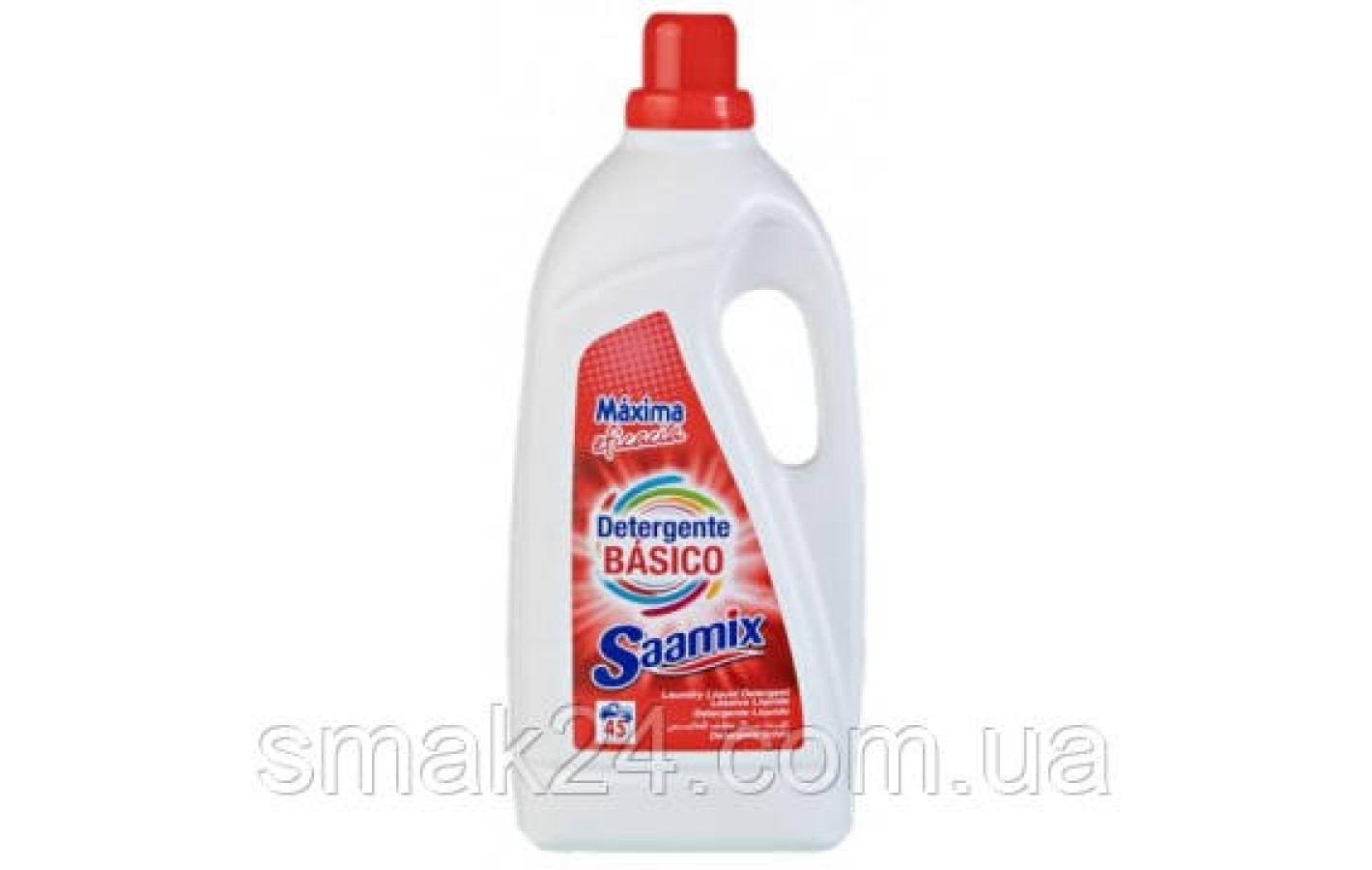 Гель для стирки белого белья Saamix 3.015л 45 стирок Испания