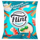 Сухарики пшенично-ржаные Flint со вкусом креветок 70г + соус тартар 15г