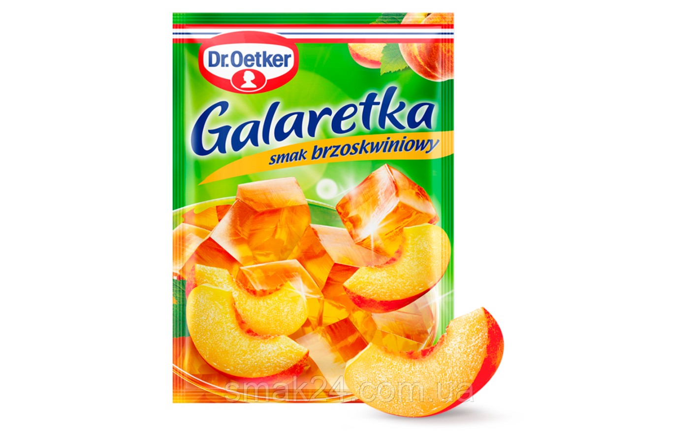 Желе (Galaretka) зі смаком персика Dr.Oetker — Brzoskwiniowa Польща 77г