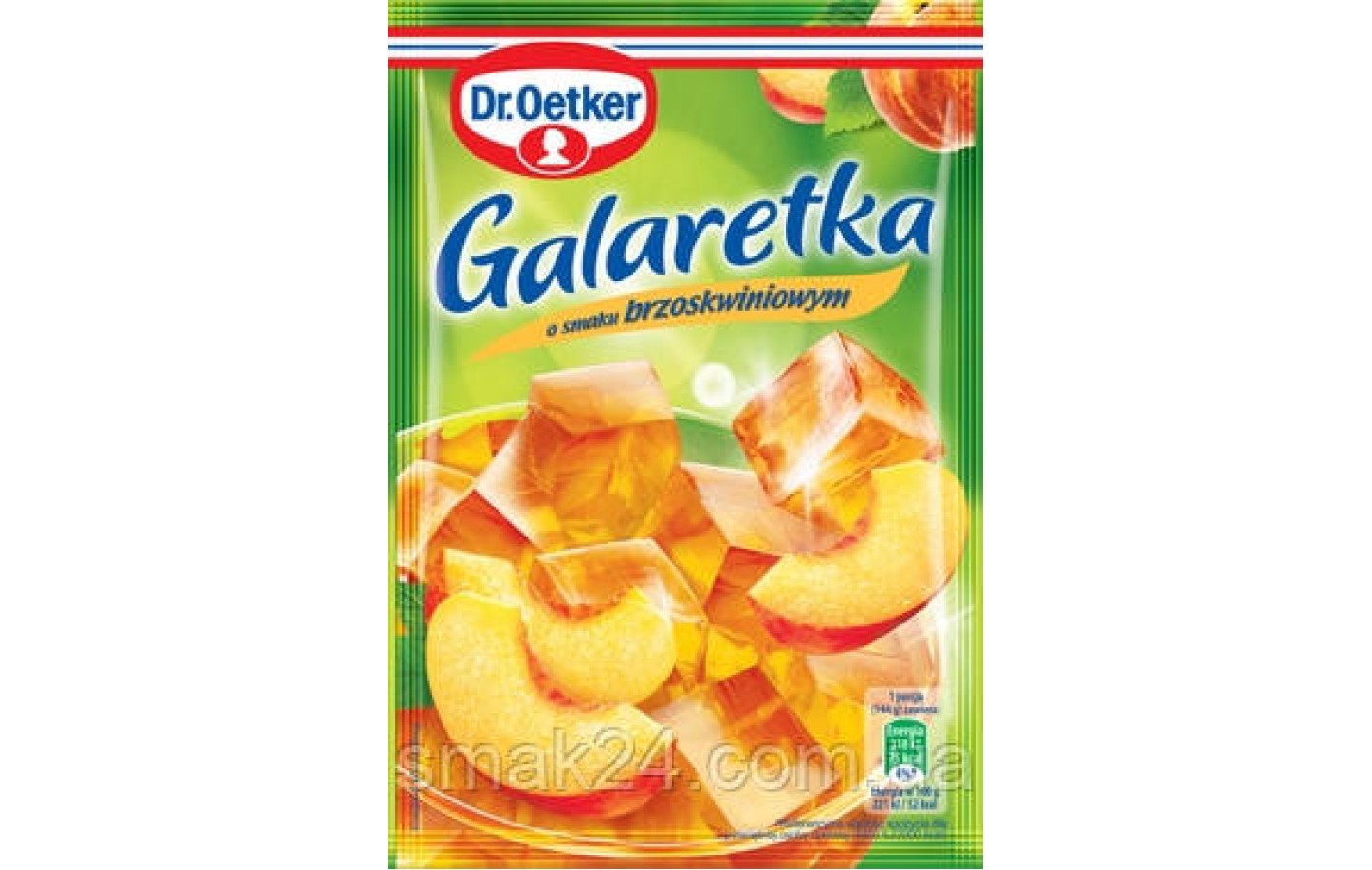 Желе (Galaretka) зі смаком персика Dr.Oetker — Brzoskwiniowa Польща 77г