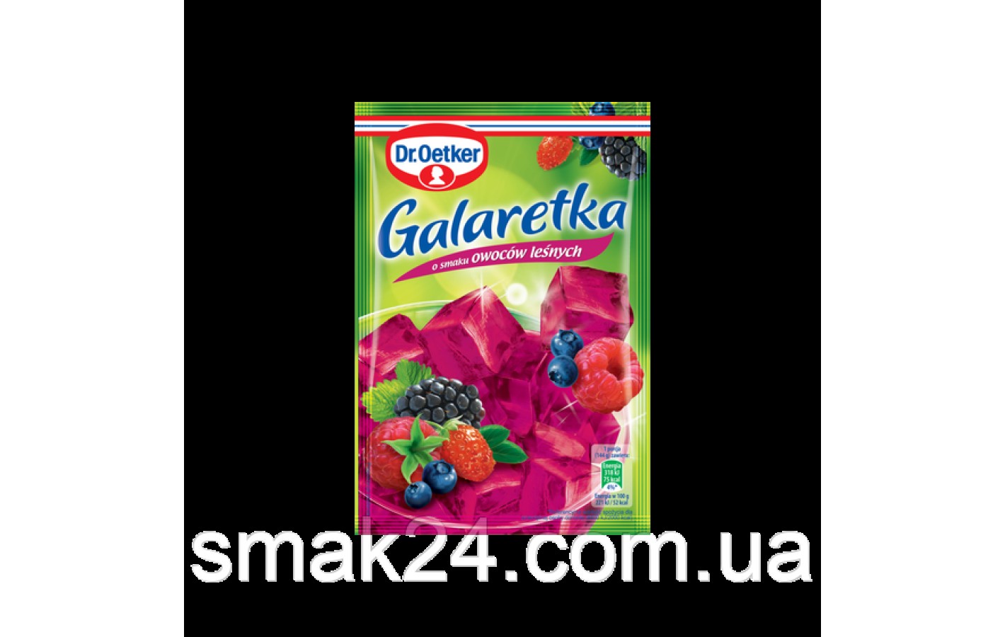 Желе (Galaretka) зі смаком лісових ягід Dr.Oetker Owocow lesnych Польща 77г