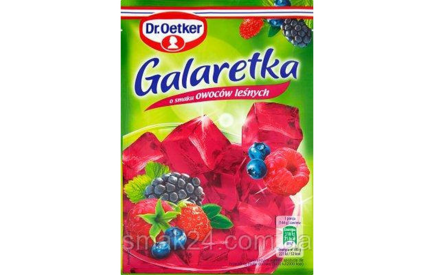 Желе (Galaretka) зі смаком лісових ягід Dr.Oetker Owocow lesnych Польща 77г