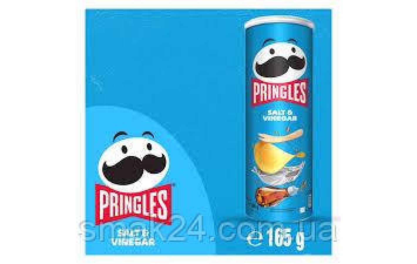 Чипсы с солью и уксусом Pringles Salt@vinegar 165 г