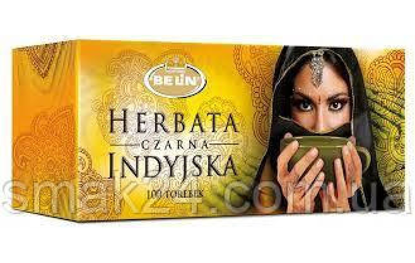 Чай черный  индийский Belin 100 пакетиков 150г Польша