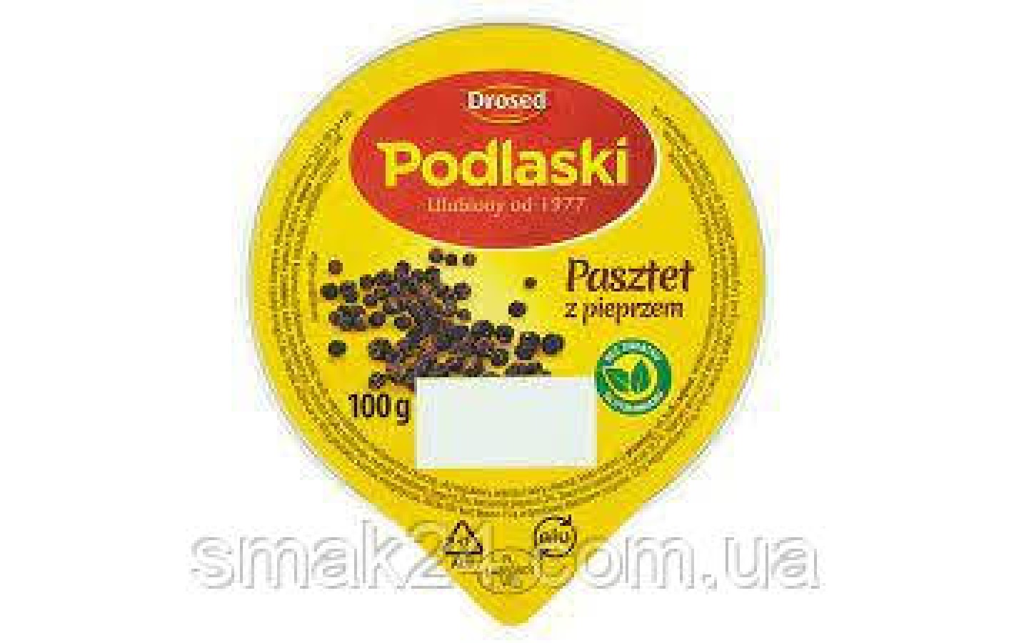 Паштет куриный с перцем Podlaski Drosed Польша 100 г