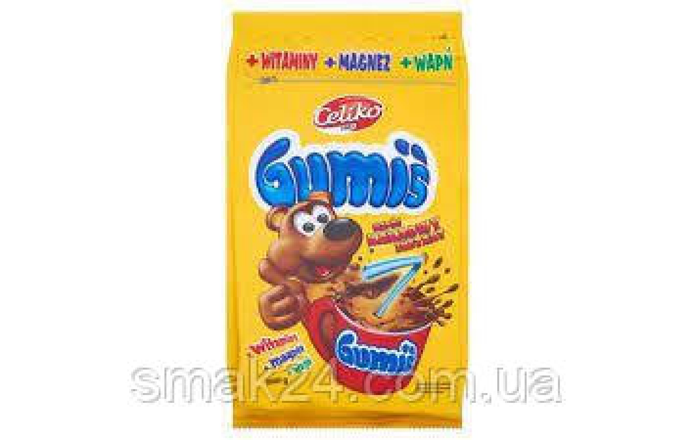 Какао-напиток растворимый с витаминами БЕЗ ГЛЮТЕНА Gumis CELIKO  Польша 500г