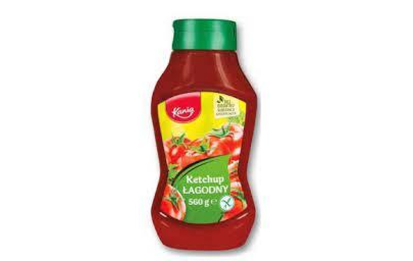 Кетчуп нежный без консервантов lagodny Kania 560г Польша
