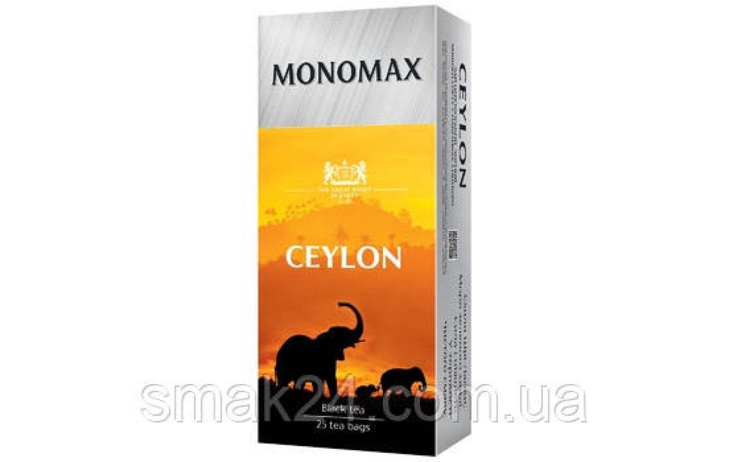 Чай черный Цейлон пакетированный Monomax (25 пакетиков х 2г) 50г