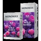 Чай цейлонский черный байховый со вкусом лесных ягод пакетированный Monomax (25 пакетиков х 1,5г) 37,5г