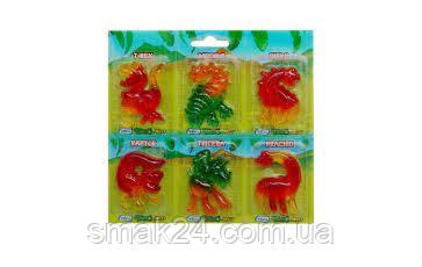 Желейные конфет БЕЗ ГЛЮТЕНА Dino Jelly Vidal 66г Іспания