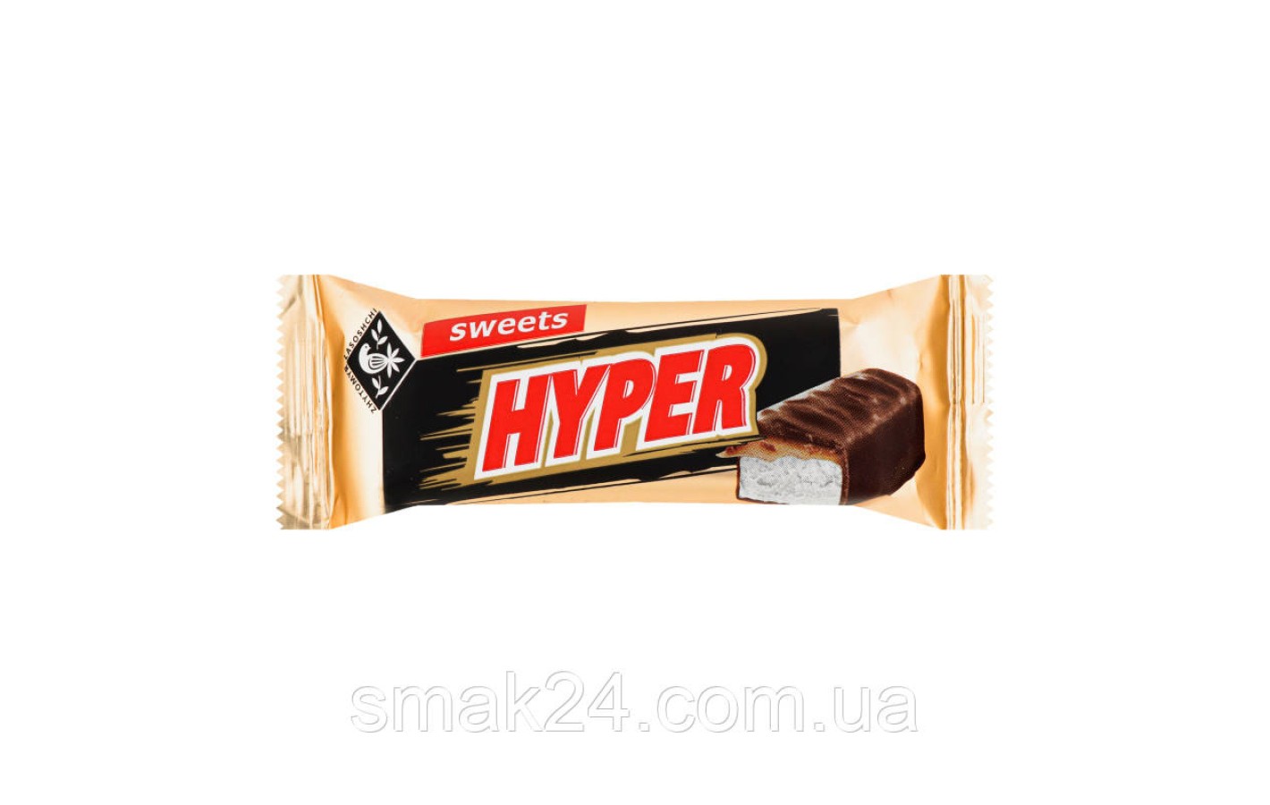 Батончик Hyper глазированный с ванильной нугой 40 г Украина