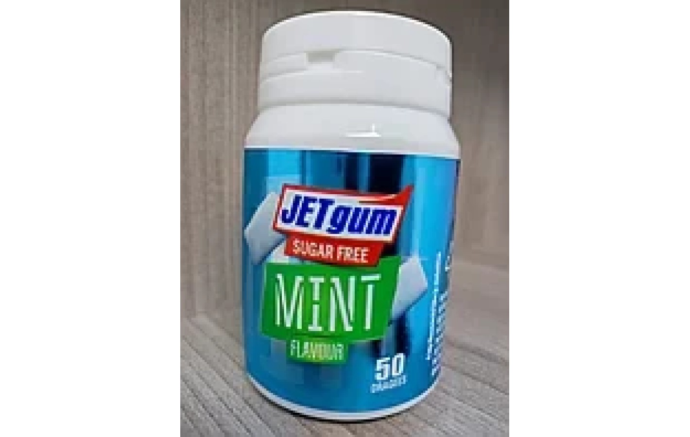 Жевательная резинка с мятой БЕЗ САХАРА 50 штук Mint Jet gum 70г Польша