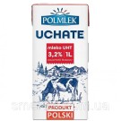 Молоко ультрапастеризоване 3,2% жирності Polmlek Uchate 1 л Польща