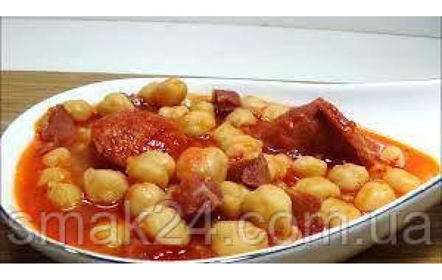 Нут із ковбасою та чоризо Didi Garbanzos con Chorizo 415 г Іспанія