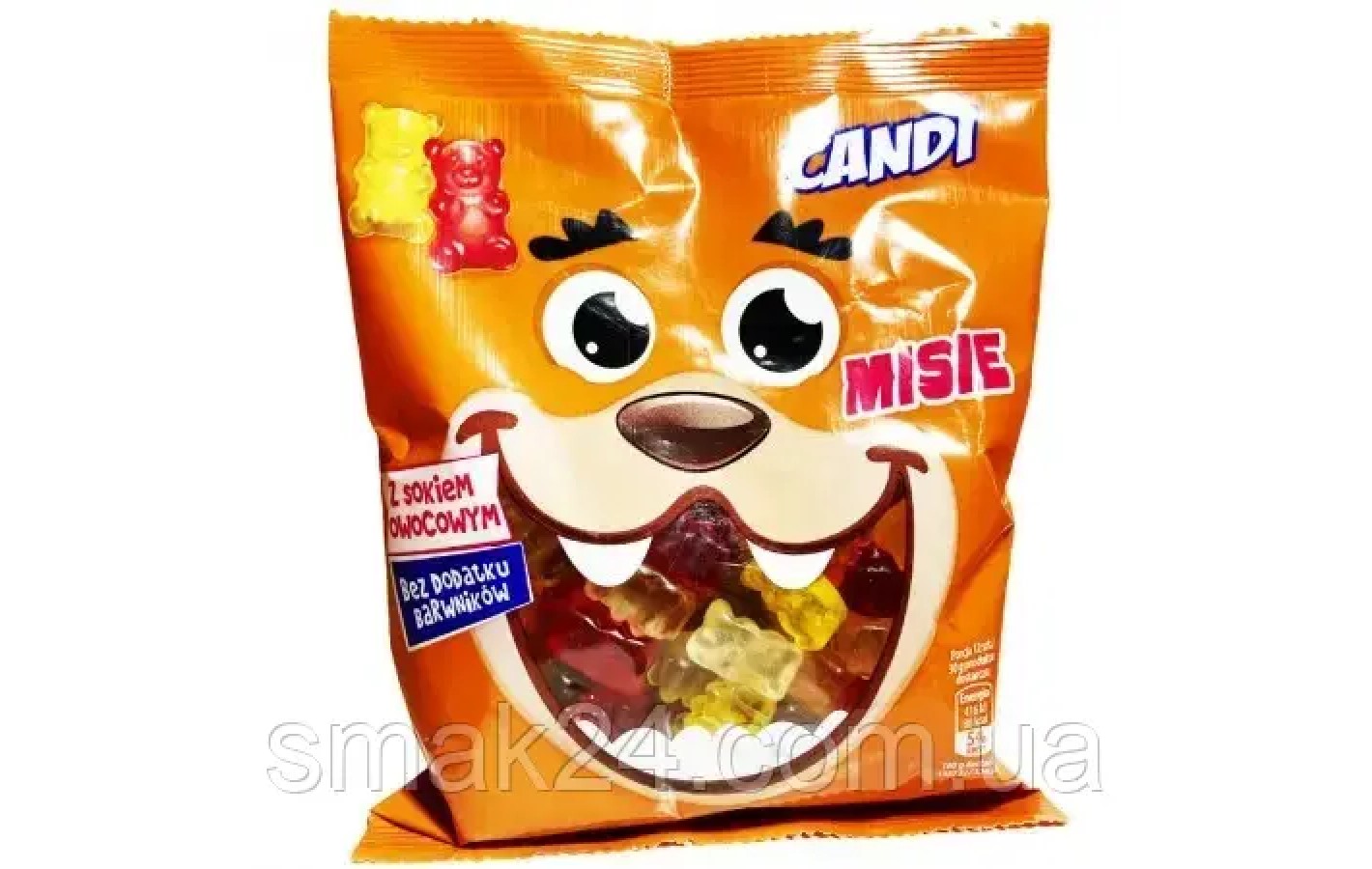 Желейные конфеты Мишки с фруктовым соком CANDI Musie 200г