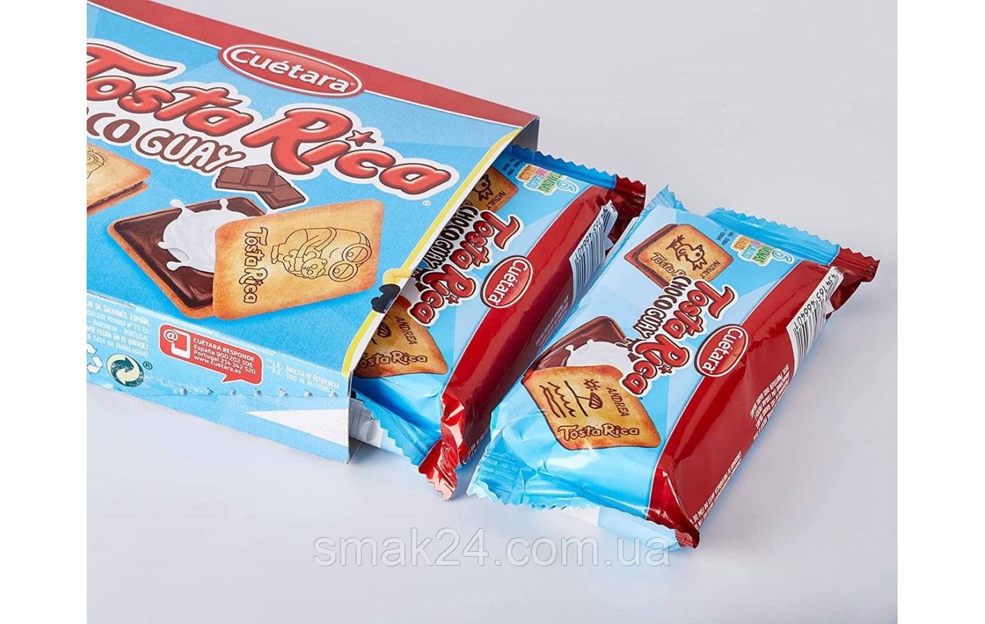 Печиво сендвіч із шоколадно-вершковим кремом Cuetara Tosta Rica 42 г Іспанія