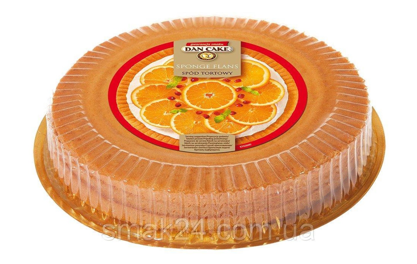 Бисквитные коржи Dan Cake 400г (3 коржа) Польша