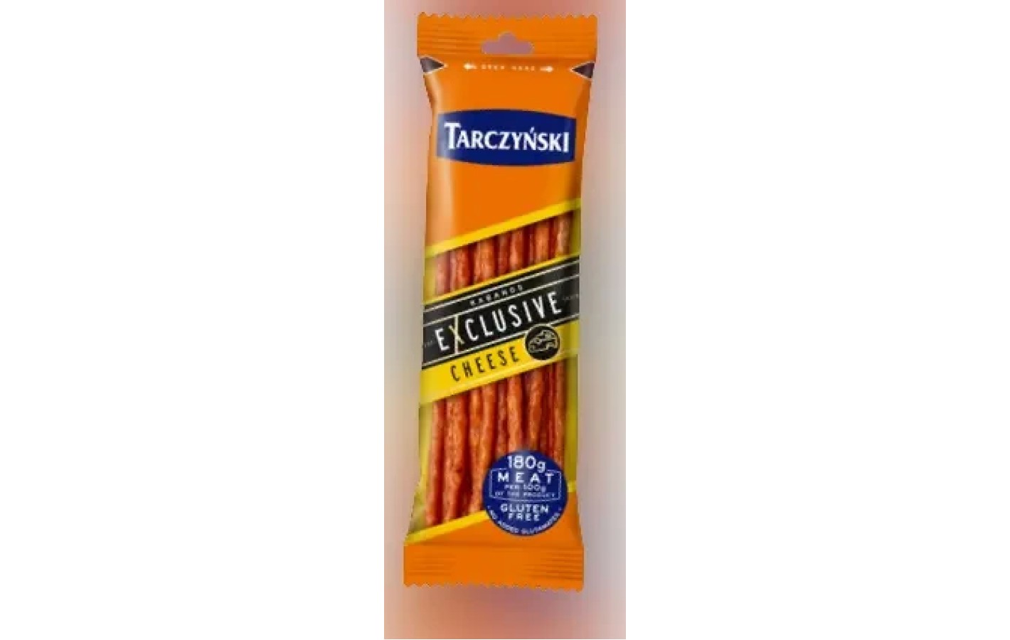 Колбаски Кабанос с сыром,  TARCZYŃSKI Exclusive Kabanosy 105г Польша