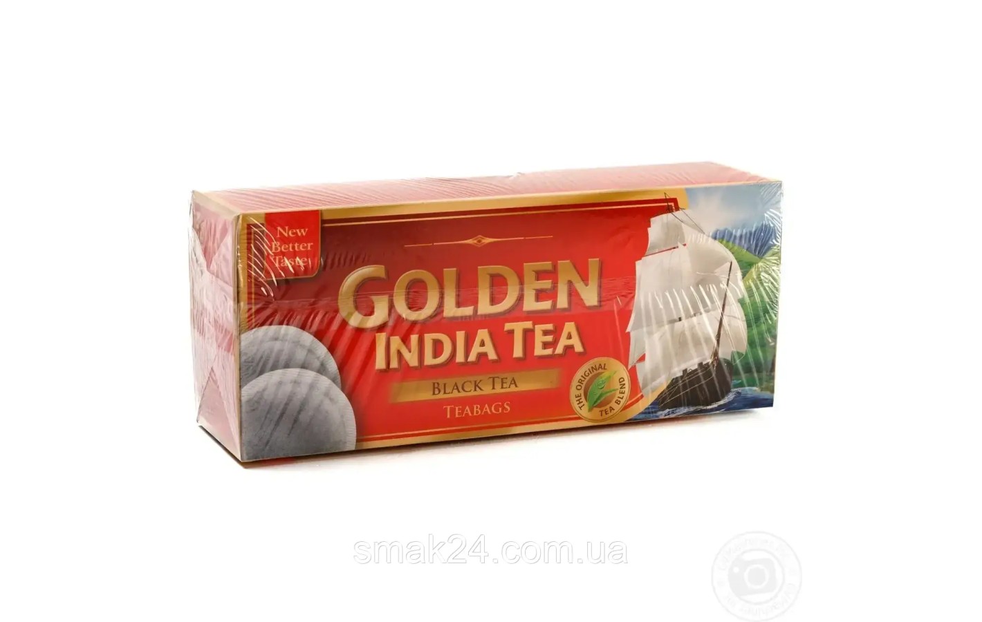 Чай черный байховый пакетированный Golden Tea (100шт. по 1,3г) 130г Польша