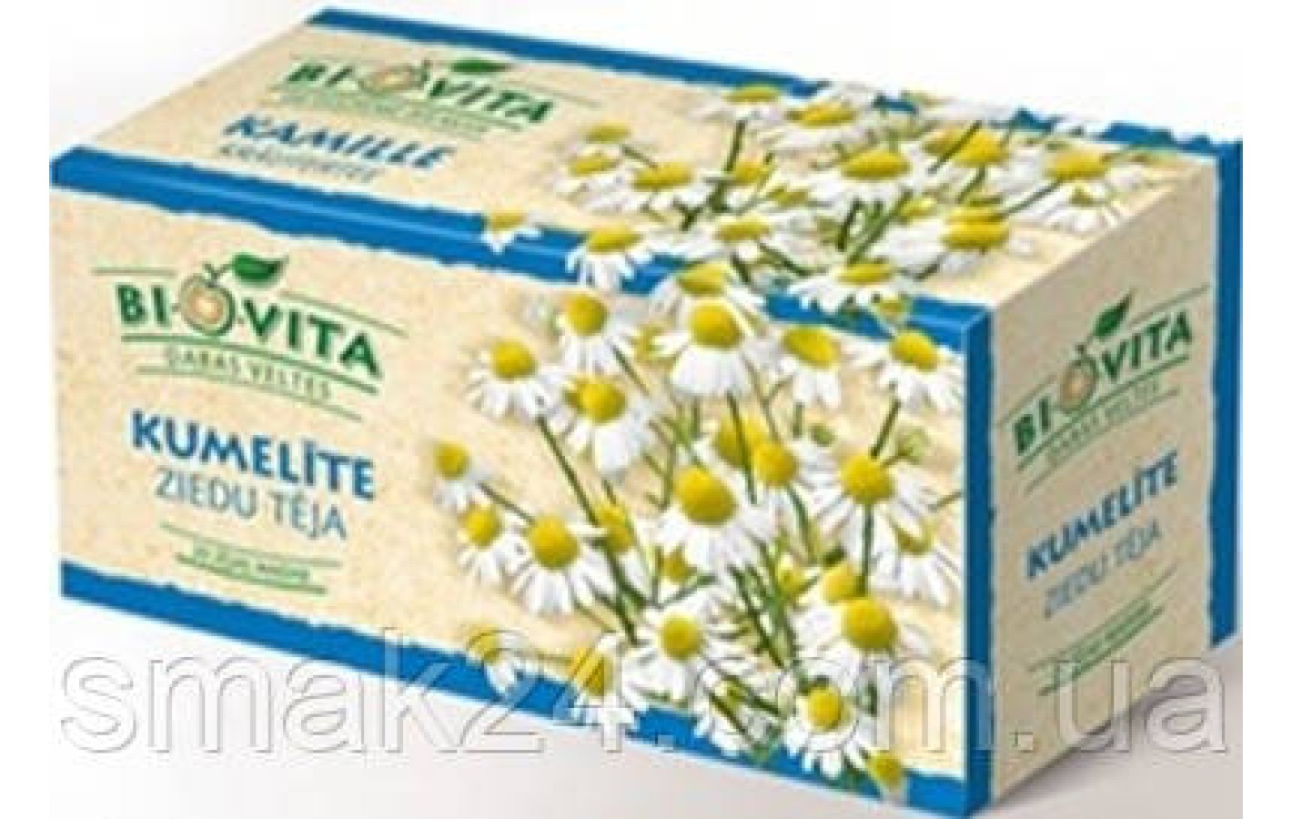 Чай травяной с ромашкой пакетированный Bi Vita Camomile (20шт. по 1,5г) 30г Латвия