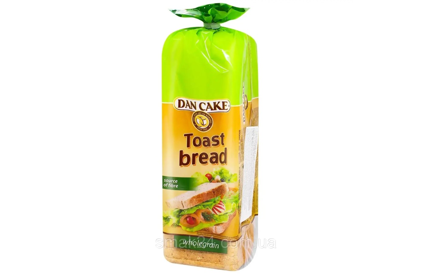 Хліб цілозерновий для сендвічів нарізний Dan Cake Toast Bread 500 г Польща