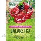 Желе (Galaretka) зі смаком малини, ожини та журавлини Delecta 50 г Польща