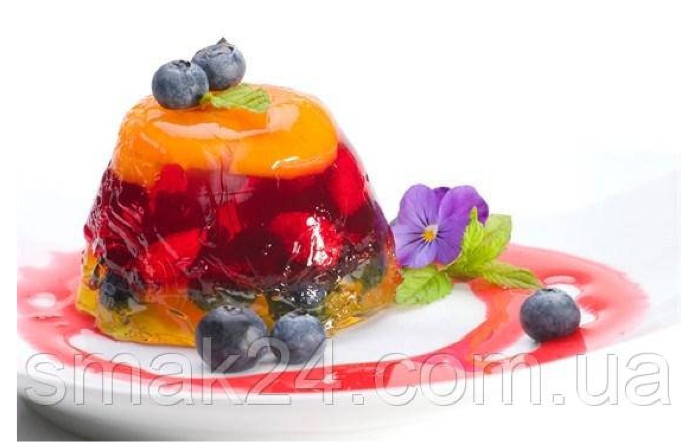 Желе (Galaretka) зі смаком малини, ожини та журавлини Delecta 50 г Польща