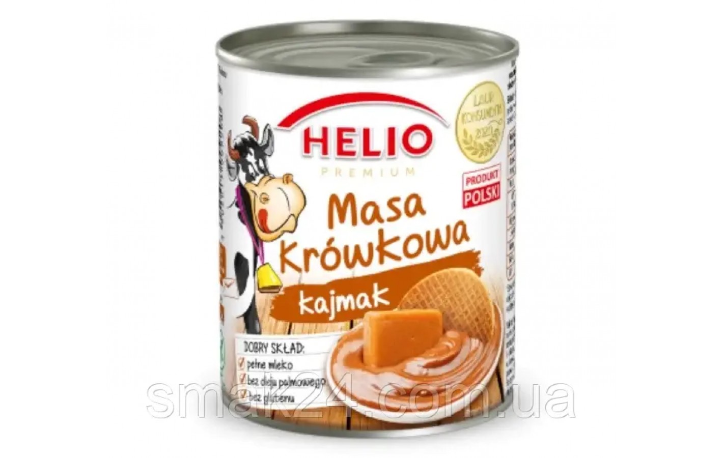 Згущене молоко з горіховим смаком без глютену Masa krowkowa Helio 400 г Польща