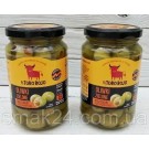 Оливки зеленые с паприкой без косточки  El Toro Rojo  Oliwki Zielone 340г Польша