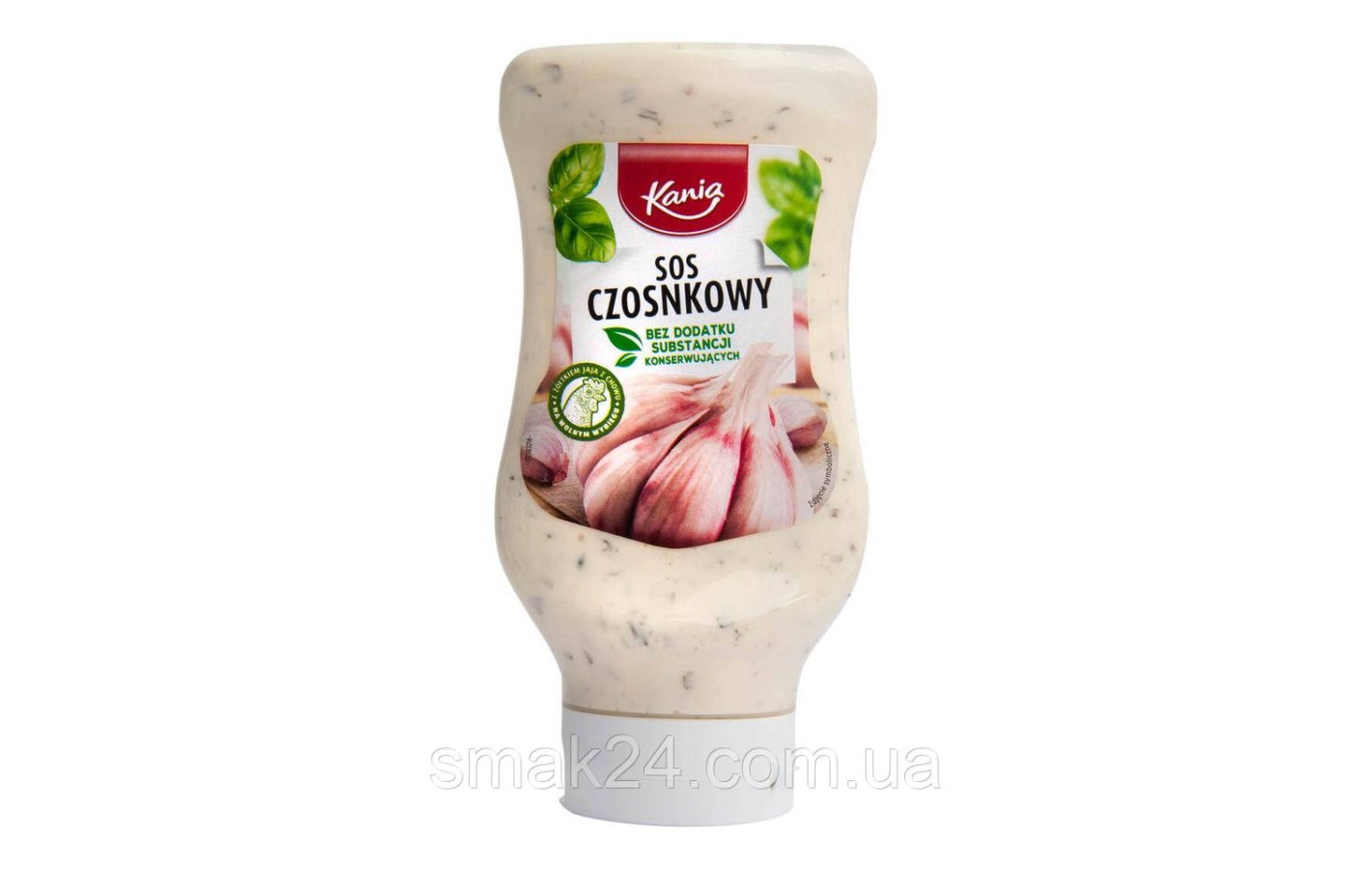 Соус часниковий БЕЗ КОНСЕРВАНІК Kania Czosnkowy 410 г Польща