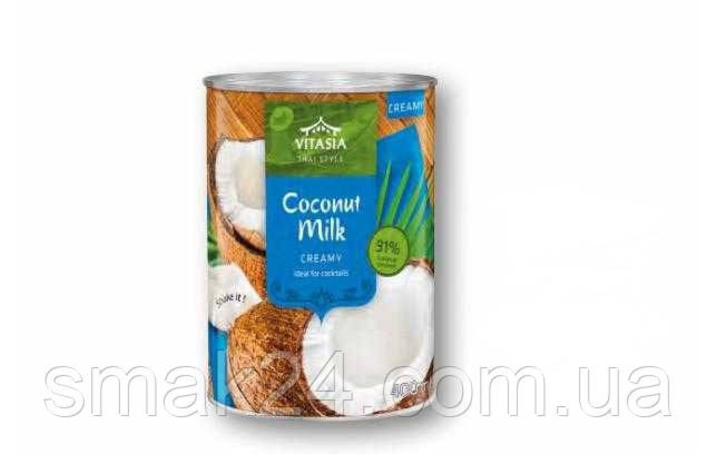 Кокосовое молоко 91% Vitasia Coconut Milk Creamy 400 мл Cербия