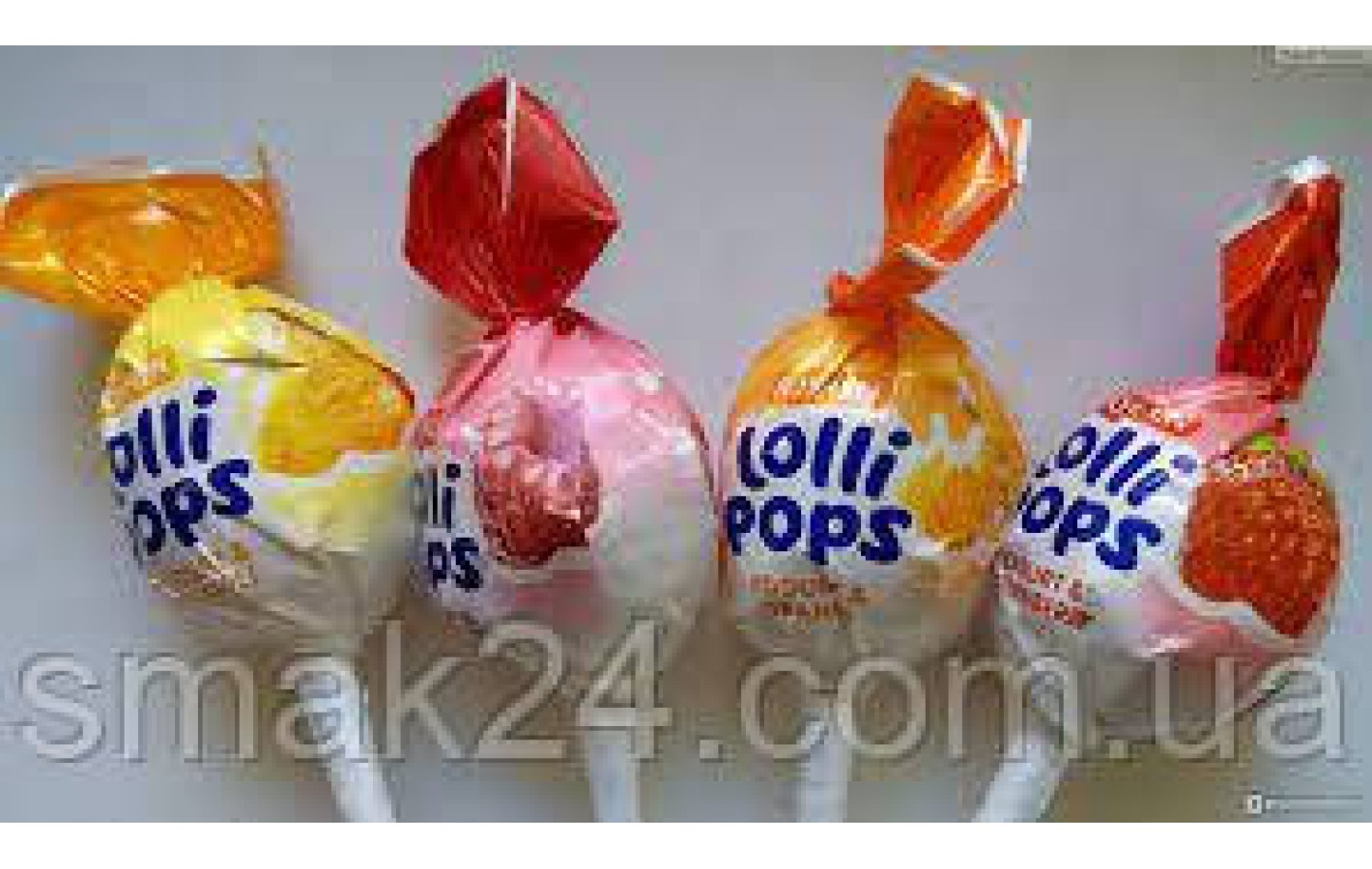 Карамель леденцовая Lolli Pops с йогуртовым вкусом Roshen 1шт Украина
