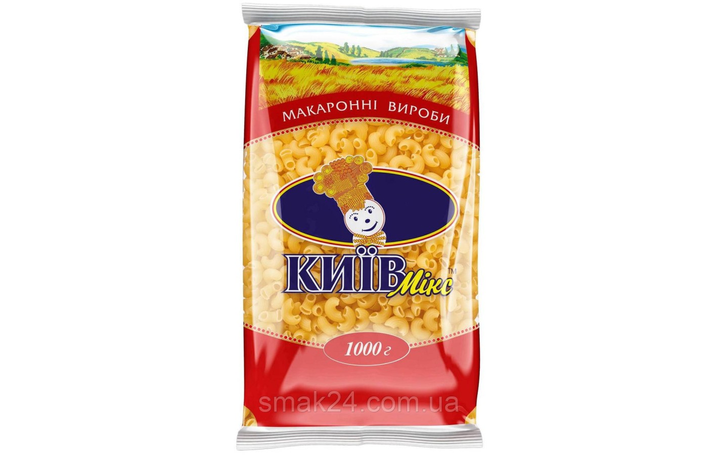Макаронные изделия  Рожки Киев Микс 1кг