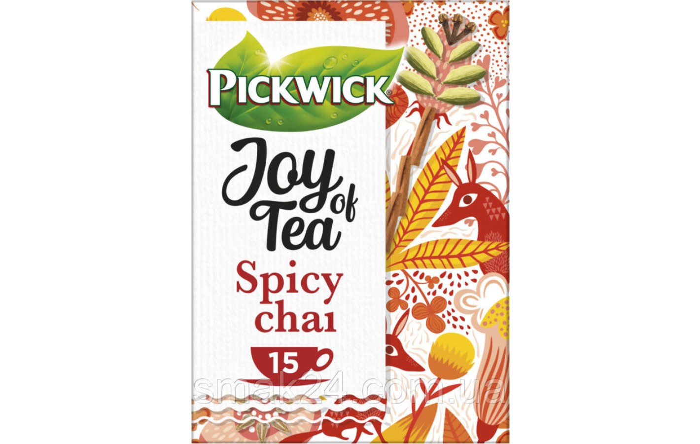Чай робуш с пряностями Pickwick Joy of Tea Spicy chai 15пак. 26г Нидерланды