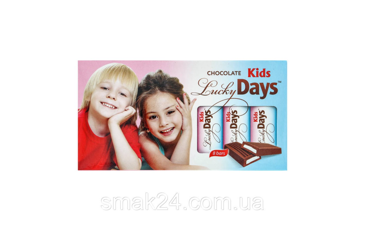 Шоколад молочний із молочною начинкою Lucky Days 100 г Україна