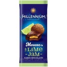 Шоколад черный с джемом из лайма Millennium Mousse 135г Украина