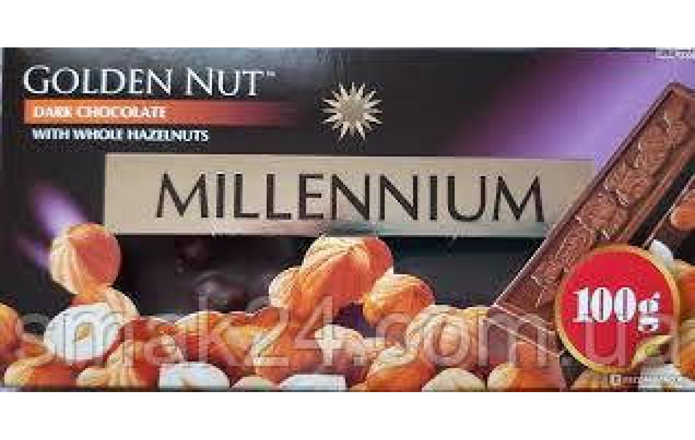 Шоколад черный Millennium с лесным орехом 100г Украина