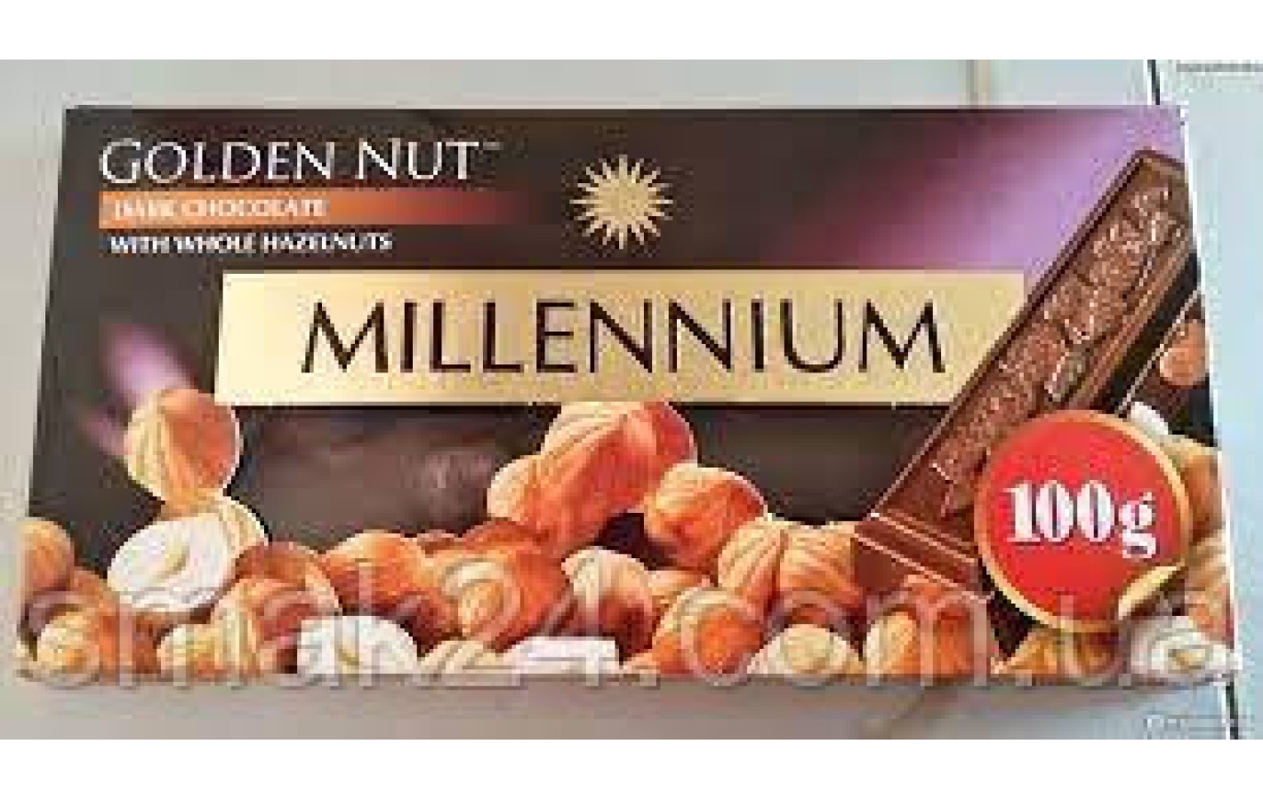 Шоколад черный Millennium с лесным орехом 100г Украина