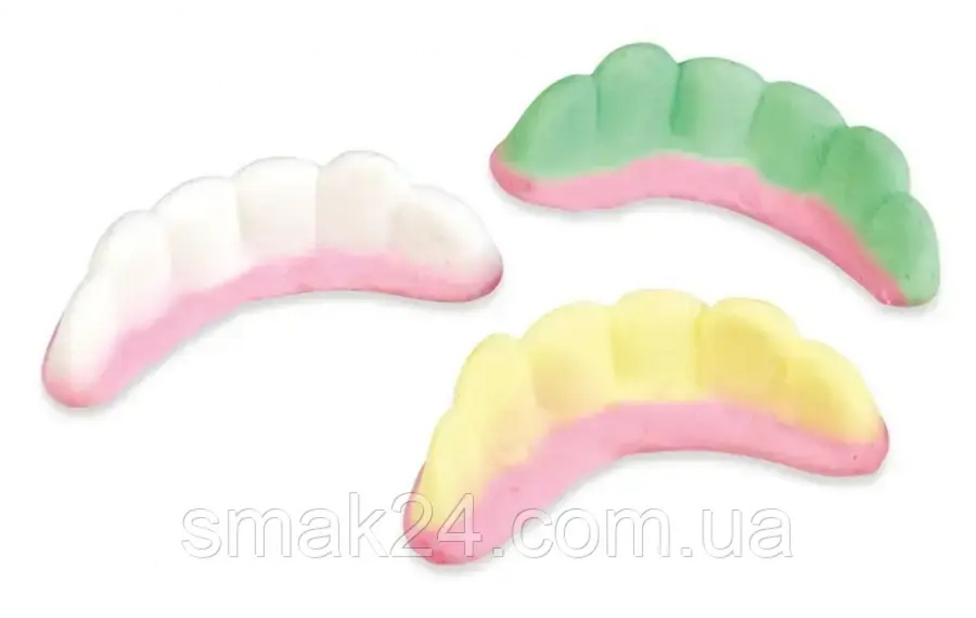 Желейные жевательные конфеты пенные зубы тубус Foam Teeth 10 шт ТМ Vidal Испания