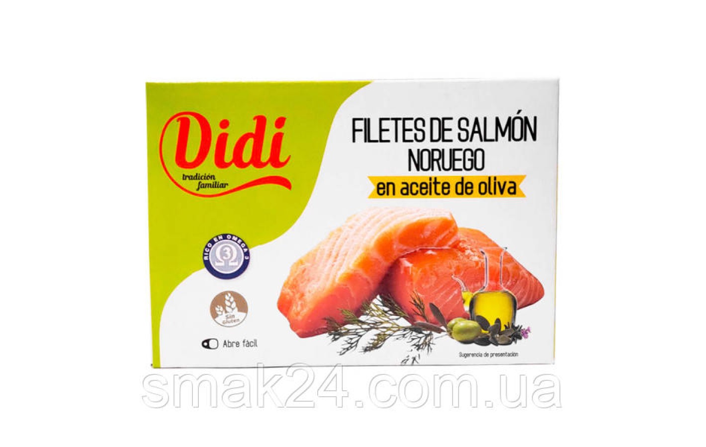 Філе лосося в оливковій олії Didi Filetes De Salmon 115 г Іспанія