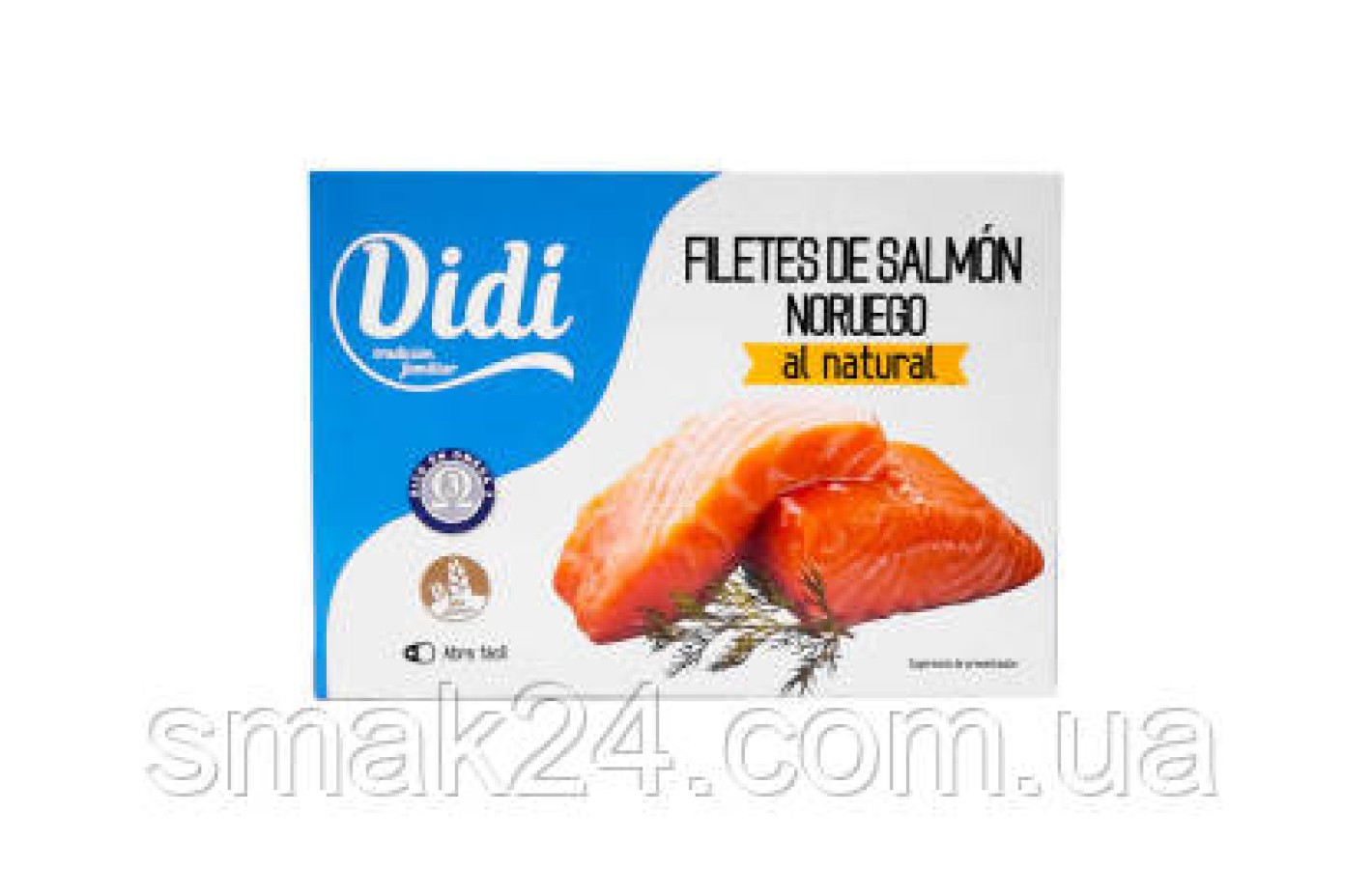 Филе лосося натуральное Didi Filetes De Salmon natural 115г Испания