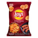 Чипсы картофельные со вкусом бекона на гриле Lay's Grilled Bacon 140г Польша