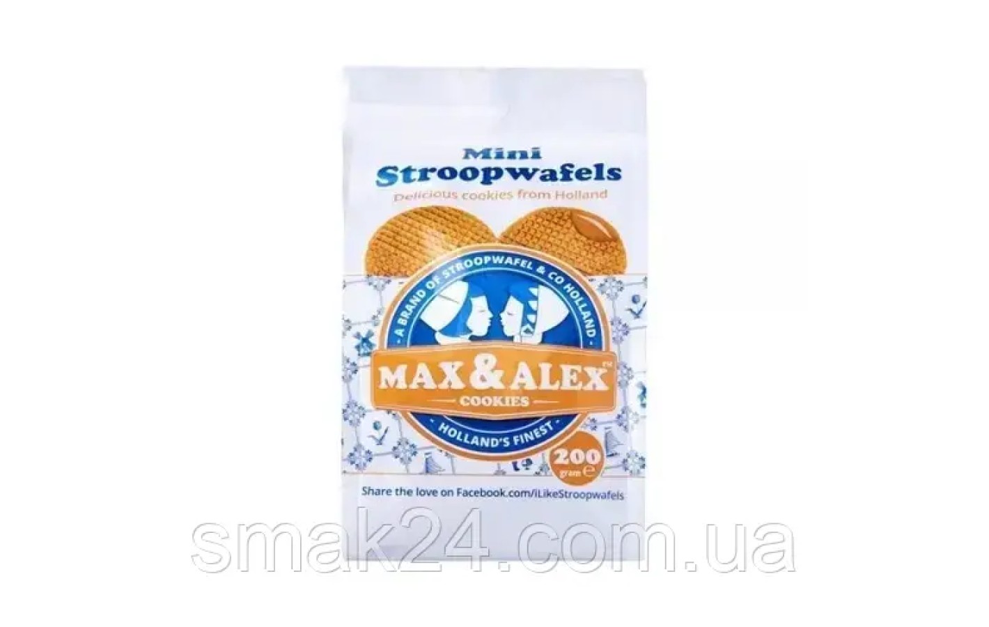 Голландські вафлі MAX&ALEX Stroopwafels 200 г Голландія