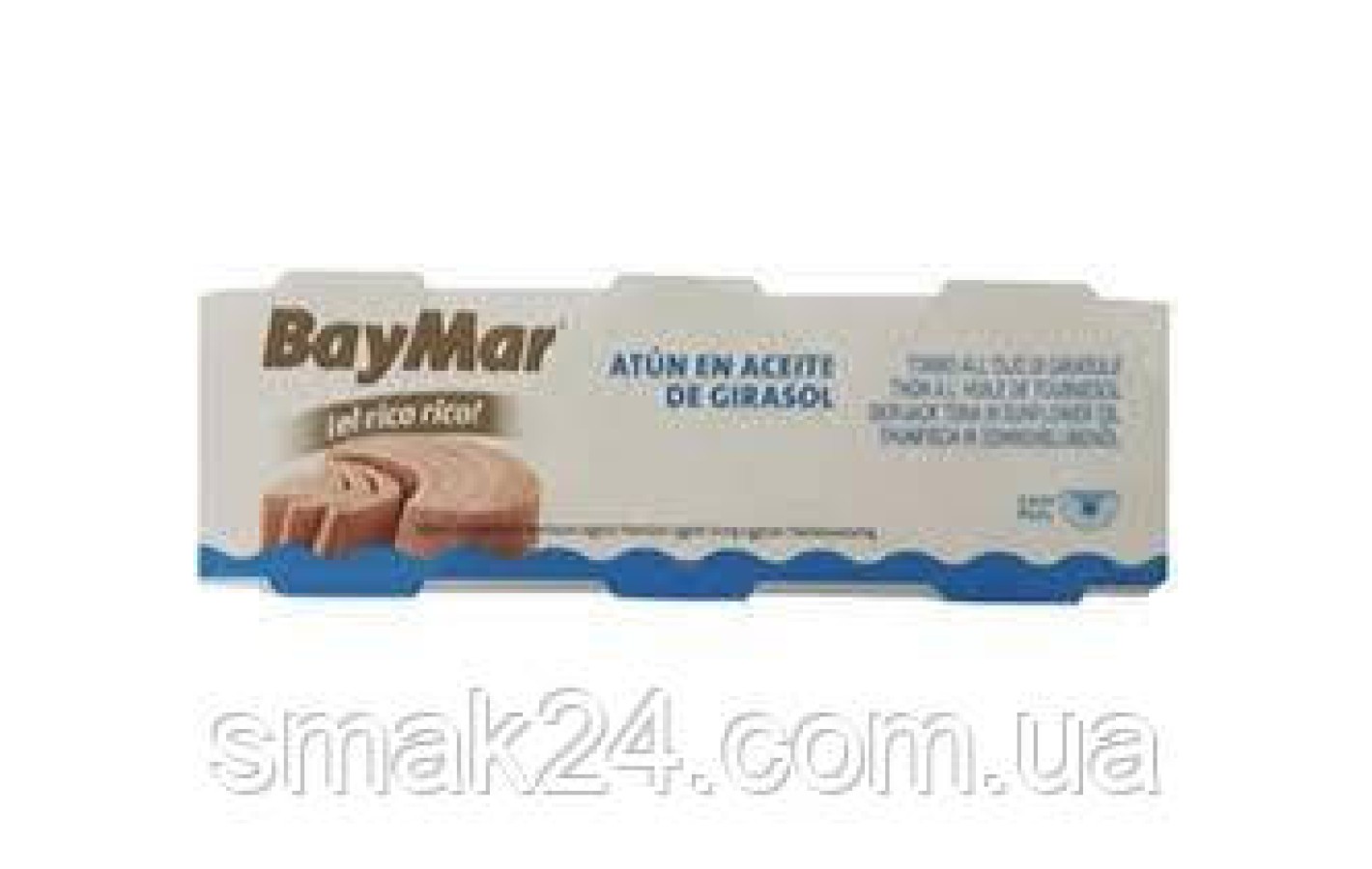 Тунець у соняшниковій олії Bay Mar Atun en aceite de girasol (3х70г) 210 г Іспанія