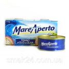 Тунец в оливковом масле Mare Aperto Tonno all'olio di oliva 2х160г Италия