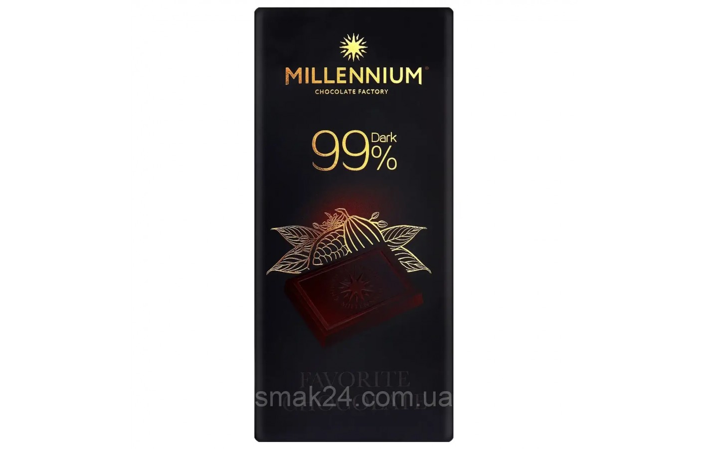 Шоколад чорний 99% Millennium Favorite 100 г
