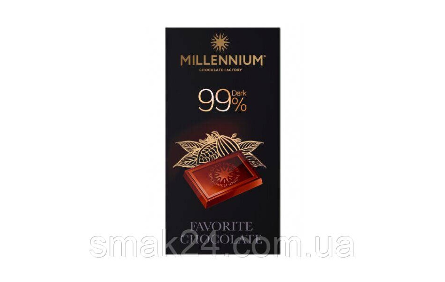 Шоколад чорний 99% Millennium Favorite 100 г