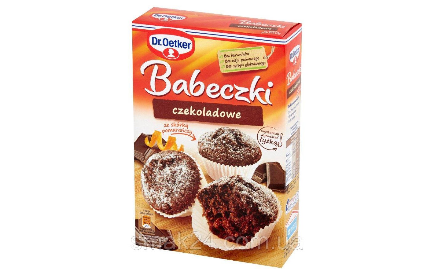 Суміш для шоколадних кексів Dr. Oetker Babeczki czekoladowe 335 г Польща