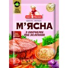 Приправа м'ясна з овочами та зеленню без ГМО Цвіт Аромат 80г